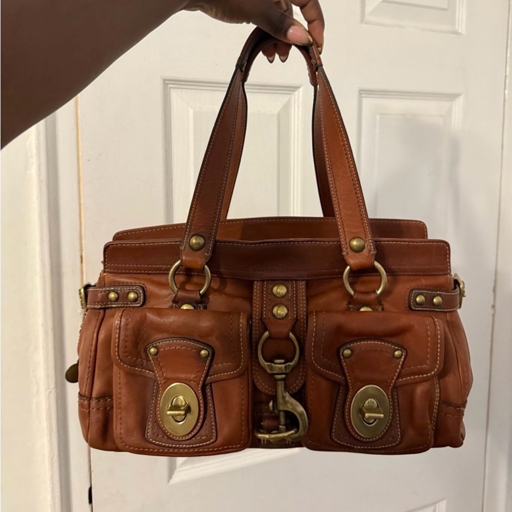 Coach legacy double handled satchel